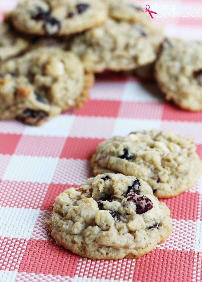 Cranberry White Chocolate Chip Cookie Recipe at Positively Splendid