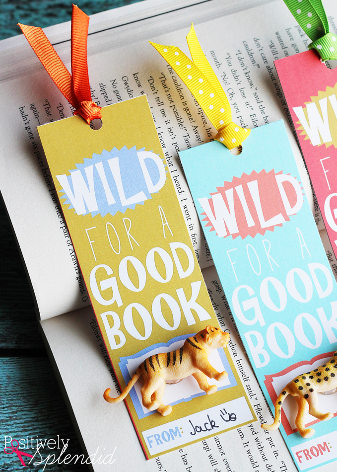 Wild for a Good Book Printable Bookmarks at PositivelySplendid.com