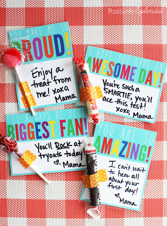 Free printables for lunchbox notes that can be used again and again. Great idea! #MakeAmazing