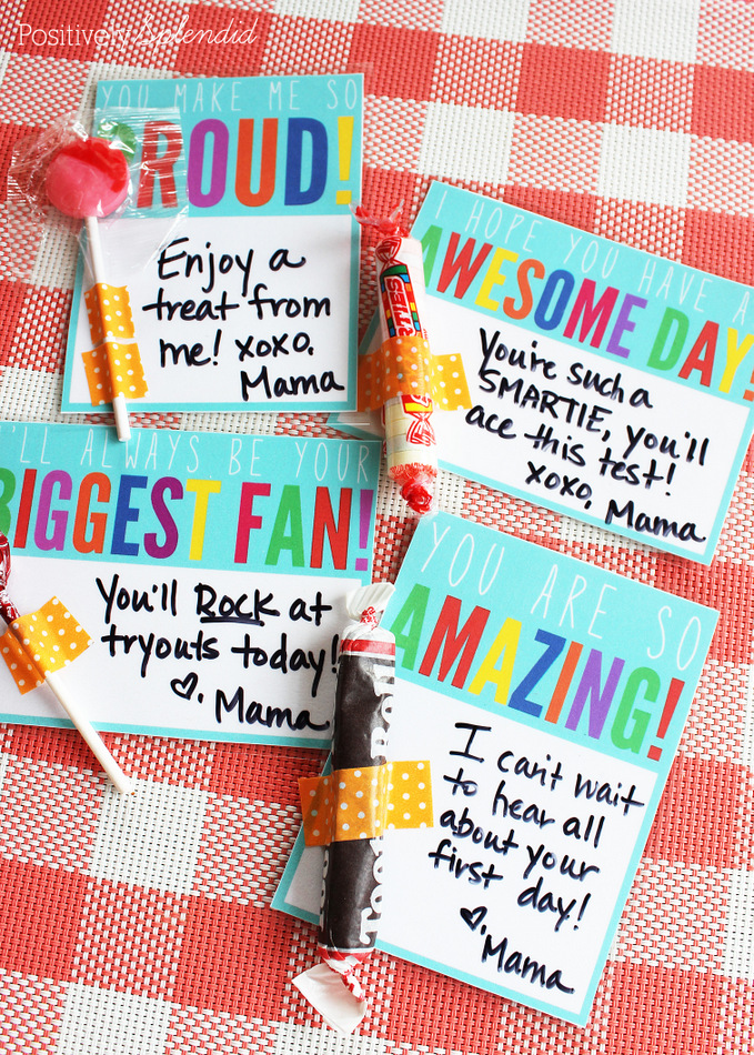 Free printables for lunchbox notes that can be used again and again. Great idea!