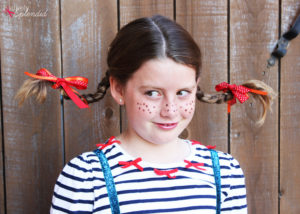 How to do Pippi Longstocking hair - step-by-step tutorial. #MichaelsMakers