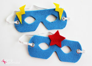 No-Sew Superhero Masks with Free Templates #MakeAmazing