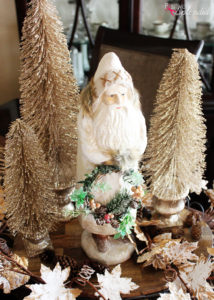 Elegant Christmas Table Centerpiece #AtHomeforChristmas
