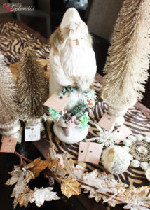 Elegant Christmas Table Centerpiece #AtHomeforChristmas