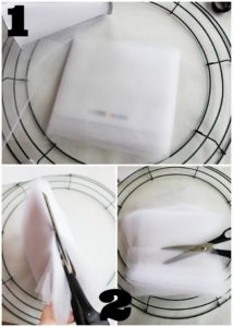How to make a tulle wreath - step by step craft tutorial