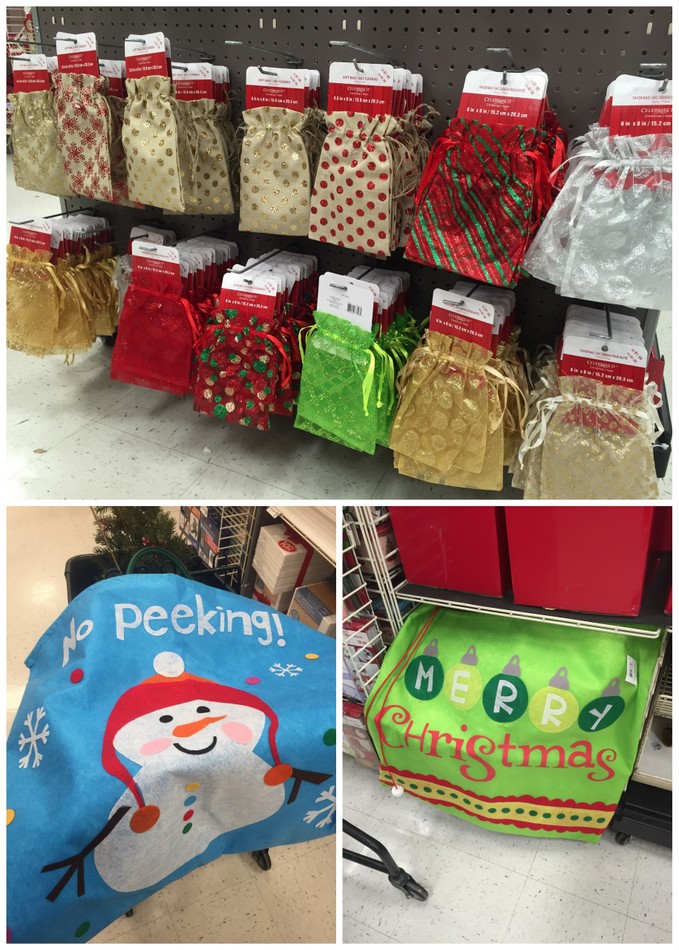 Reusable fabric gift bags are perfect for unwieldy, tough-to-wrap gifts. #MichaelsMakers