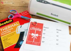 Reusable Gift Organizer with Free Printables #MakeAmazing