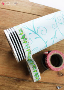 Mail cookies in an embellished chip canister. So smart! #MakeAmazing