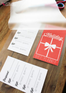 Reusable Gift Organizer with Free Printables #MakeAmazing