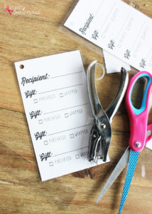 Reusable Gift Organizer with Free Printables #MakeAmazing