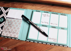 Busy Parent Command Center - Great idea for staying organized with kids! #MichaelsMakers
