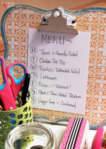 Busy Parent Command Center - Great idea for staying organized with kids! #MichaelsMakers