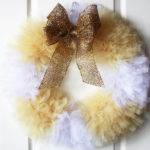 How to make a tulle wreath - step by step craft tutorial