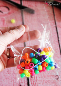 Bracelet Kit Valentine's Day Idea with Free Printable Bag Topper at Positively Splendid