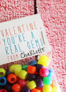 Bracelet Kit Valentine's Day Idea with Free Printable Bag Topper at Positively Splendid