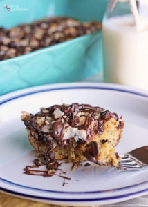 Rocky Road Blondie Bar Cookie Recipe at Positively Splendid - Great for making with kids! #HugTheMess