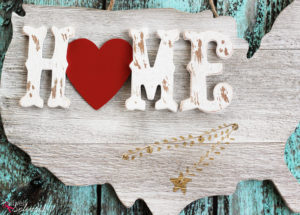 United States Home String Art - A great way to display all of the places you've lived! #MichaelsMakers