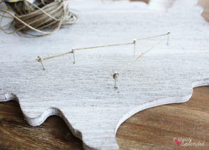 United States Home String Art - A great way to display all of the places you've lived! #MichaelsMakers