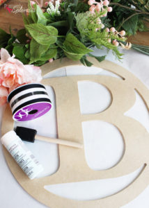 Botanical Spring Wreath by Positively Splendid. So pretty, and really simple to make! #MichaelsMakers