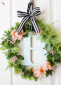 Botanical Spring Wreath by Positively Splendid. So pretty, and really simple to make! #MichaelsMakers
