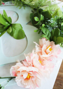 Botanical Spring Wreath by Positively Splendid. So pretty, and really simple to make! #MichaelsMakers