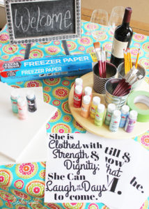 How to host a girls' night in painting party at home