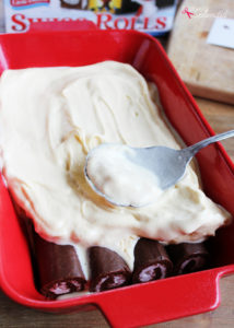 Turtle Swirl Ice Cream Cake - Pretty, delicious and SO easy to make!