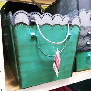 Scalloped bins from Michaels