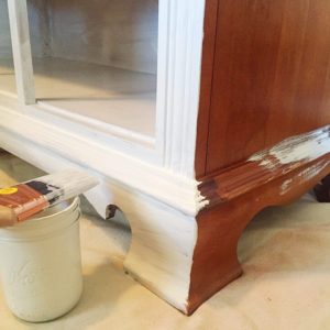 Painting old furniture with chalk paint