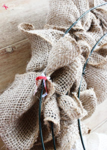 DIY Burlap Wreath Tutorial at Positively Splendid