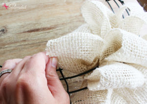 DIY Burlap Wreath Tutorial at Positively Splendid