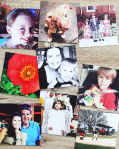 DIY Photo Magnets - Tutorial from Positively Splendid. Free printable tags make this a fun, easy gift idea!