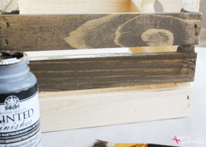 FolkArt Painted Finishes Barnwood Paint and Wax #plaidcreators