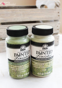 FolkArt Painted Finishes Moss #plaidcreators