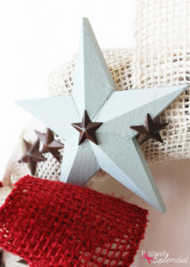 DIY Patriotic Wreath Tutorial by Positively Splendid