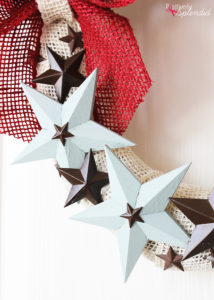 DIY Patriotic Wreath Tutorial by Positively Splendid