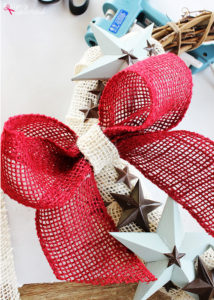 DIY Patriotic Wreath Tutorial by Positively Splendid