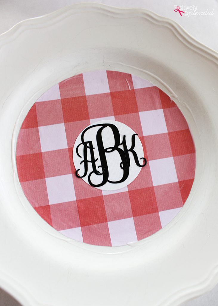 Use Dishwasher-Safe Mod Podge to spruce up worn dishes! #plaidcreators