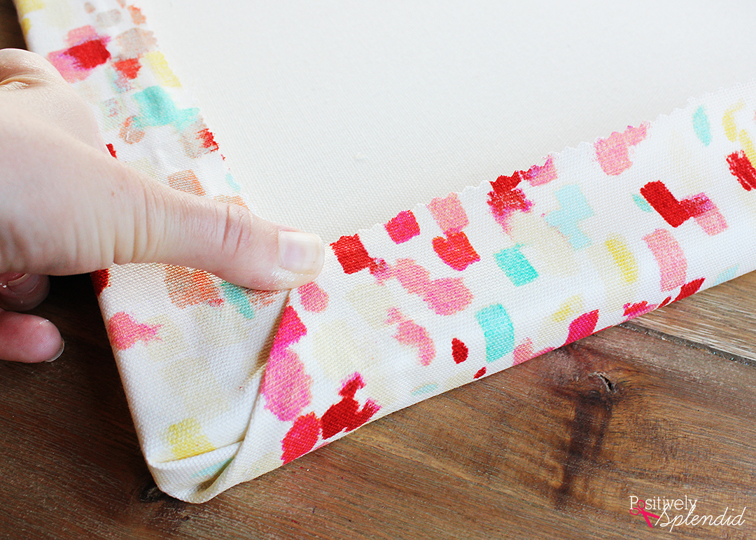 DIY Fabric-Covered Cork Board - Such a fun idea for kids' rooms, college dorms, classrooms and more!