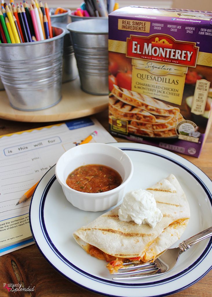El Monterey Quesadillas are a great after school snack! #momwins