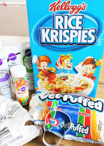 Sugar skull Rice Krispies treats for Day of the Dead. So colorful and clever! #RiceKrispies