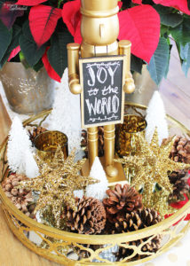 Nutcracker Christmas Centerpiece