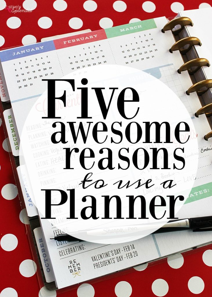 5 ways that using a planner can make your life better. So much great information! #michaelsmakers #spottedatmichaels