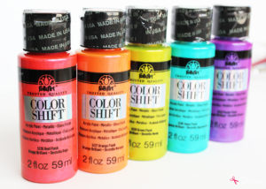 FolkArt Color Shift Paint #PlaidCreators