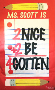 This is a great collection of clever and unique teacher appreciation door ideas!