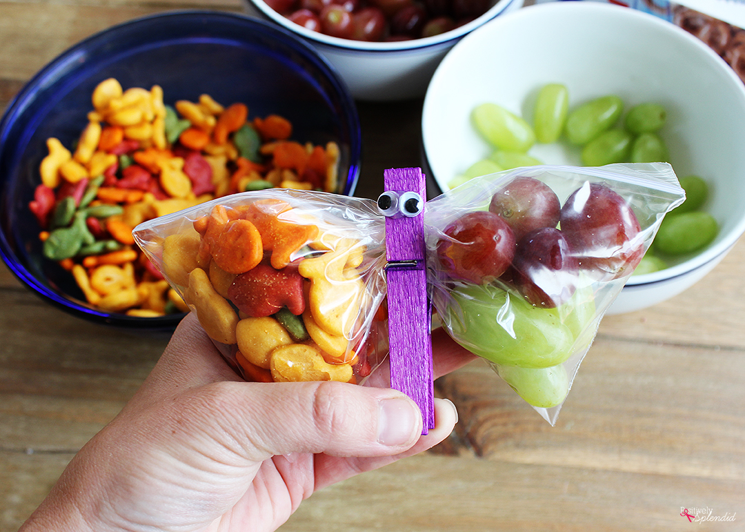 Fun Edible Craft for Kids: Butterfly Snack Bags! - Positively