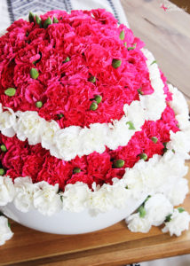 Tiered Bowl Floral Centerpiece - Easy to put together and perfect for showers, weddings, and more!