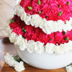 Tiered Bowl Floral Centerpiece - Easy to put together and perfect for showers, weddings, and more!