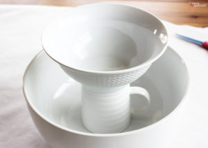 Tiered Bowl Floral Centerpiece - Easy to put together and perfect for showers, weddings, and more!