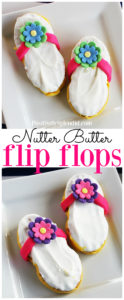 How to make Nutter Butter flip flops. Such a cute and easy idea for summer! #michaelsmakers